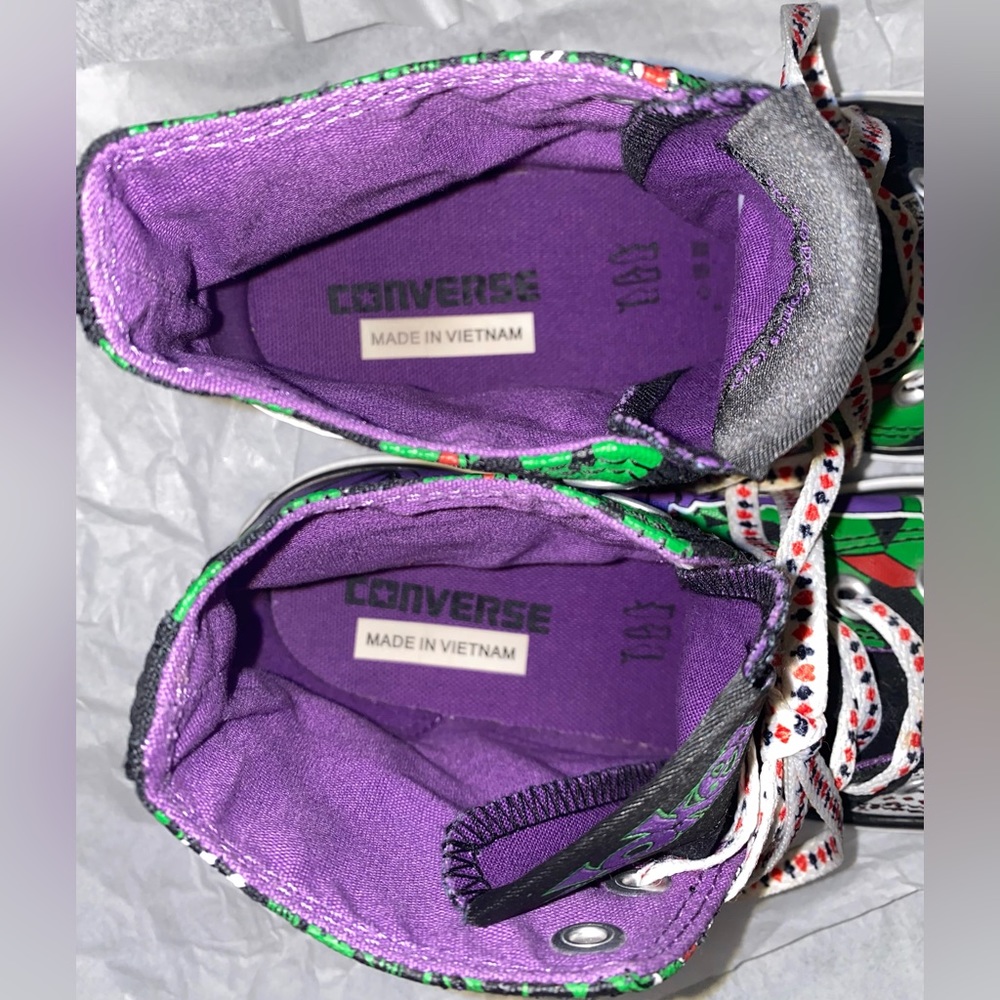 Converse Joker’s Wild DC X Converse Limited Edition High Tops Unisex - Picture 5 of 8